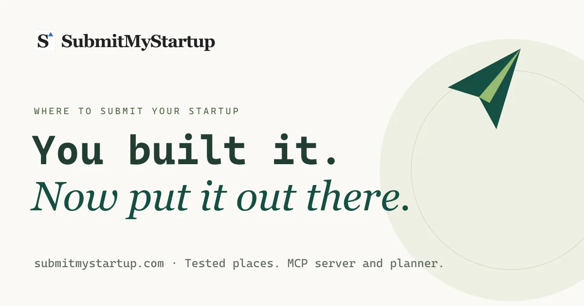 SubmitMyStartup screenshot